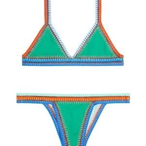 Benedetta Swimwear MA WOW TRI STAR SET Bikini Swimsuit Full Set Size Medium NWT